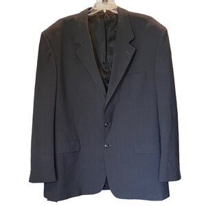 Kilburne & Finch Mens size 46 Long Blazer Jacket Sport Coat Gray Wool blend